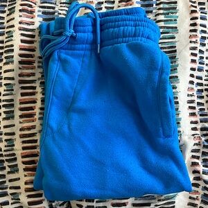 NBA Blue Sweatpants/Joggers w/ NBA Logo on the Left Leg